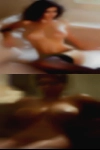 Nude kissing nude woman's
