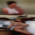 Naked woman doing weird things