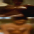 Looking woman needs hard
