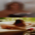 Black middle nude woman